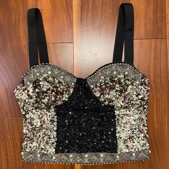 UNSIGNED Beaded Bustier - Picture 2 of 10